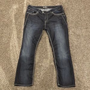 Silver jeans Tuesday mid straight Size 18/L 30